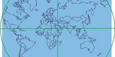 Kabe dünya haritası yer alıyor 