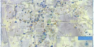 Mekke şehri yol haritası 