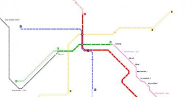 Mekke metro haritası 